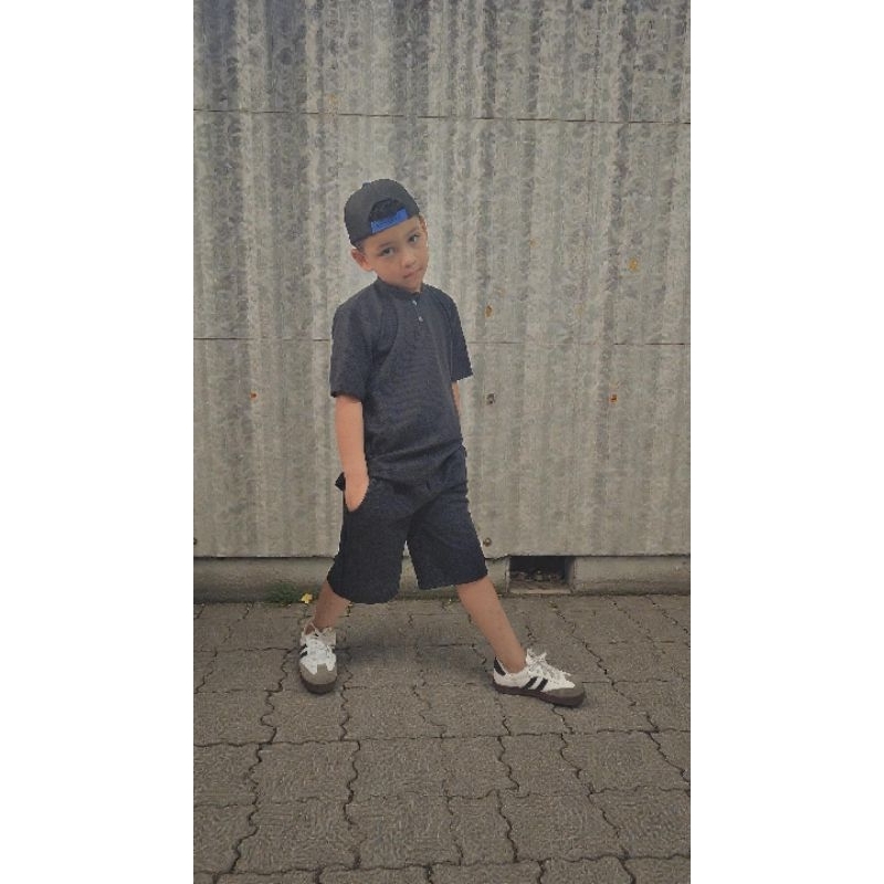 Conjunto infantil juvenil masculino moda mauricinho tamanho do 02/16 tecido block  de verão  CAMISETA/SHORTS