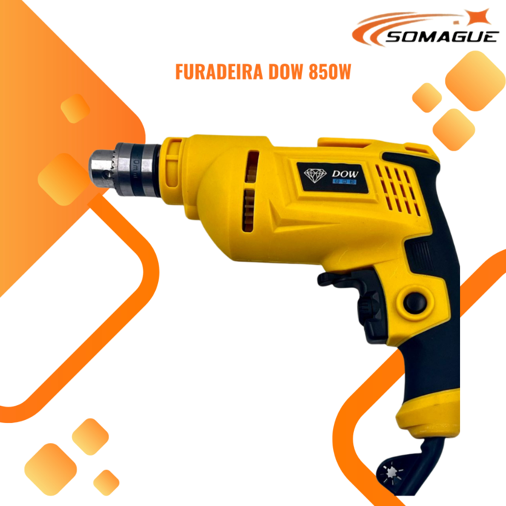 Furadeira  650W Mandril Chave 10 mm em Oferta na Shopee