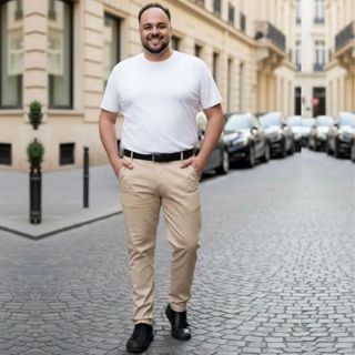 Calça Plus Size Masculina Alfaiataria Social Sarja com Lycra Tradicional tamanhos Especiais 50 52 54 56 em Oferta na Shopee