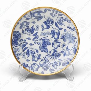 Suporte Acrílico para Prato ou Azulejo Decorativo – Tamanho P/M/G em Oferta na Shopee