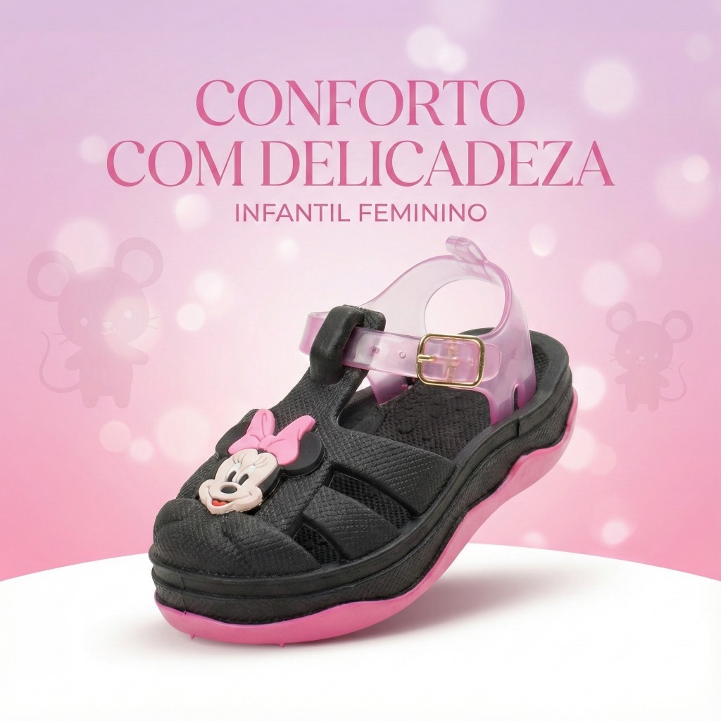 Sandália Baby Menina Primeiros Passos Com Estrutura Leve Conforto Para Uso Diario Infantil em Oferta na Shopee