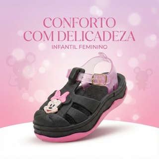 Sandália Baby Menina Primeiros Passos Com Estrutura Leve Conforto Para Uso Diario Infantil em Oferta na Shopee