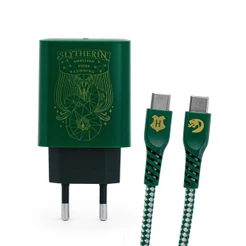 Kit de Carregamento USB-C 33W | Sonserina Harry Potter