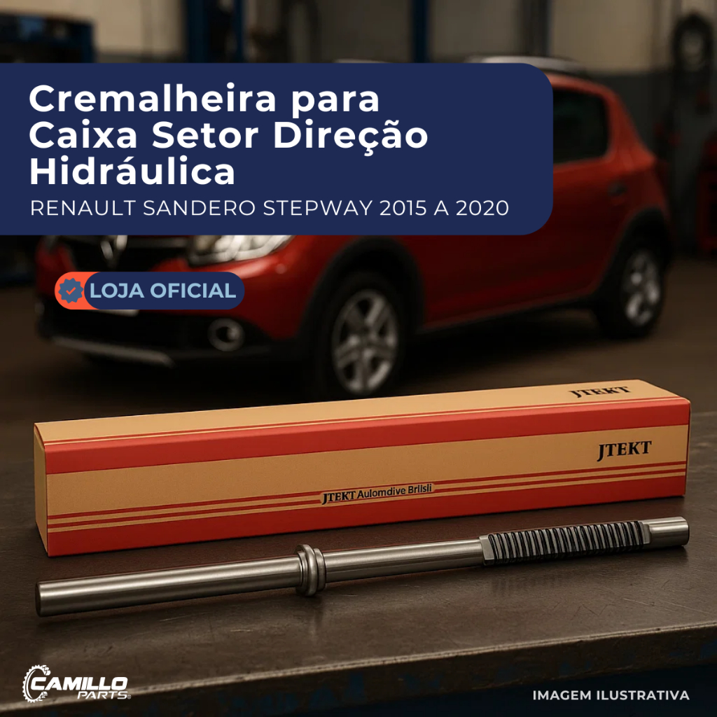 Cremalheira Direção Hidráulica Jtekt Koyo Original Renault Logan 2014 2021 Sandero Stepway 2015 2020