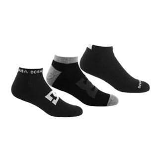 Meia Dc Shoes Kit 3 Soquete Preto em Oferta na Shopee