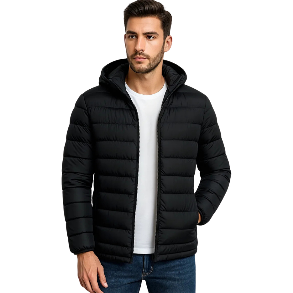 Jaqueta Puffer De Frio Intenso Com Capuz Removivel Blusa Impermeável Para Neve Inverno Masculino Feminino