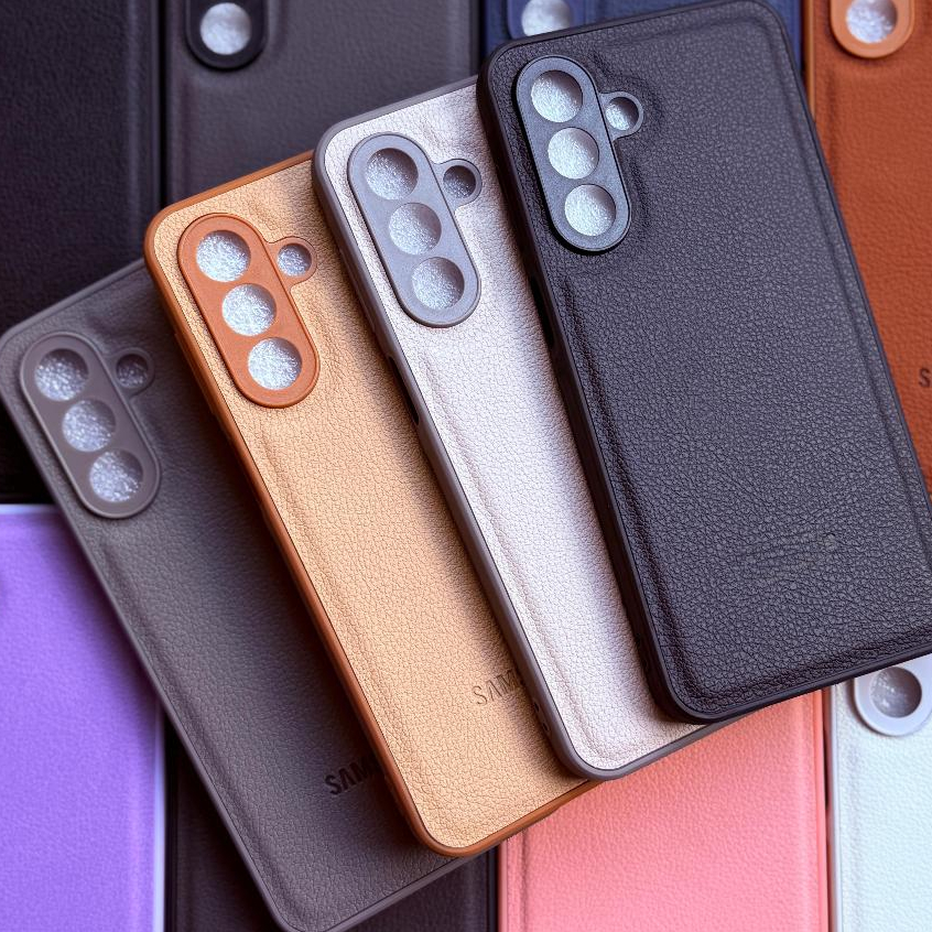 Capa Capinha Case anti impacto em couro para Samsung Galaxy A17 / A26 / A36 / A56 / A15 / A16 / A14 / A34 / A37 / A57