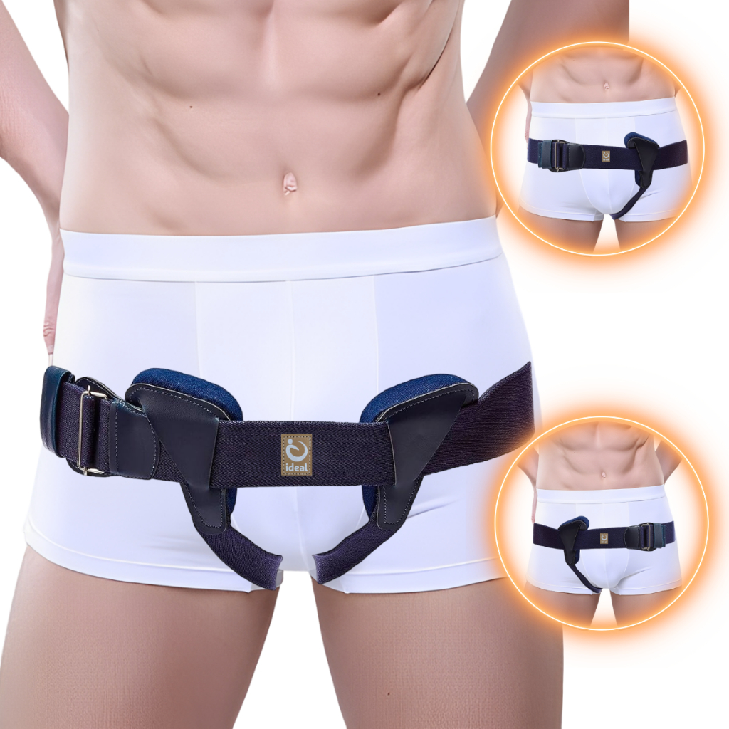 Cinta para Hérnia Inguinal Versátil Dupla Esquerda Direita Compressão Recuperação em Oferta na Shopee