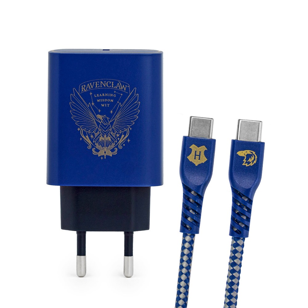 Kit de Carregamento USB-C 33W | Corvinal Harry Potter em Oferta na Shopee