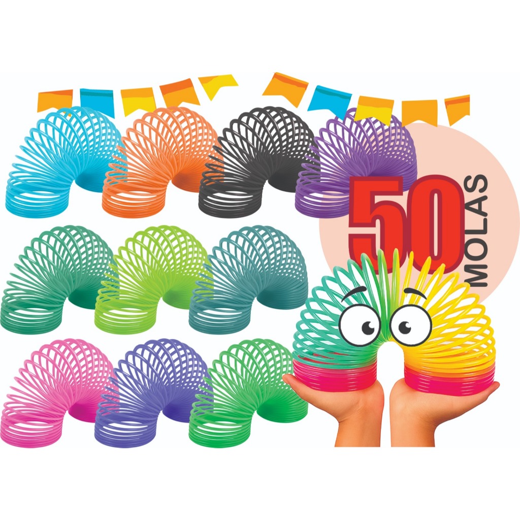 Kit 50 Mola Maluca Cor Única Brinquedo Dia Das Crianças Presente Barato
