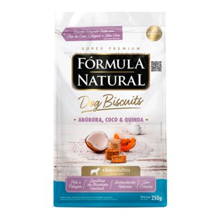 Biscoito Fórmula Natural Dog Biscuits Para Cães Adultos Médio E Grande Porte Sabor Abóbora 250g em Oferta na Shopee