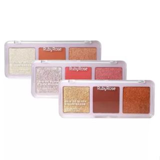 TRIO BLUSH ILUMINADOR HBF583 RUBYROSE Val. 09/28 (176) em Oferta na Shopee