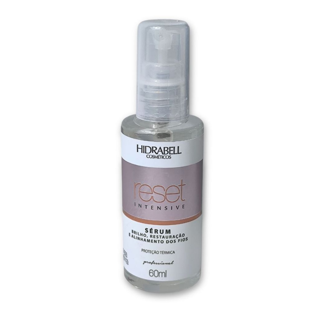 Serum Capilar Hidrabell Reset 60ml Anti Frizz Proteção Térmica Brilho