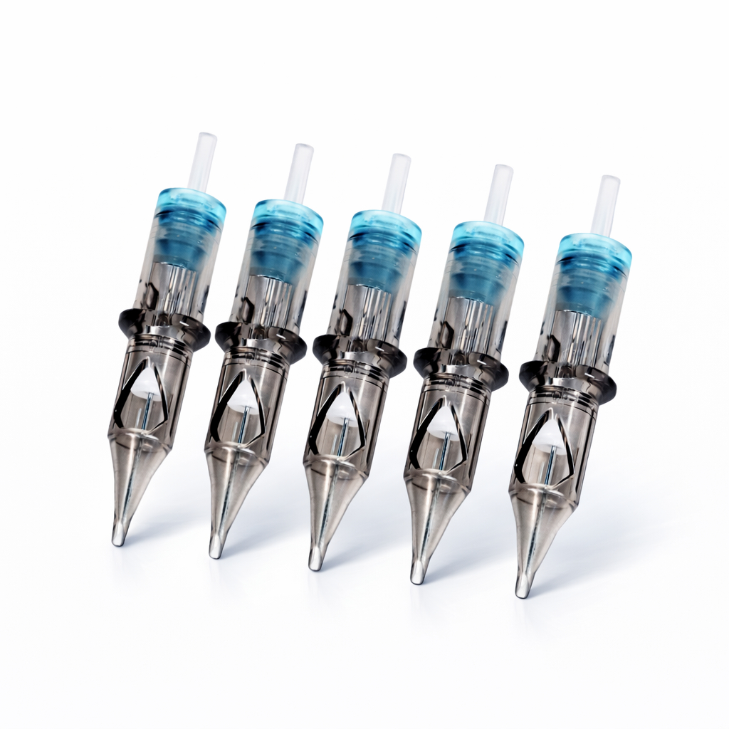 Cartucho com agulha MÁQUINA PEN UNIVERSAL Tatuagem Traço pintura steel filter 5un