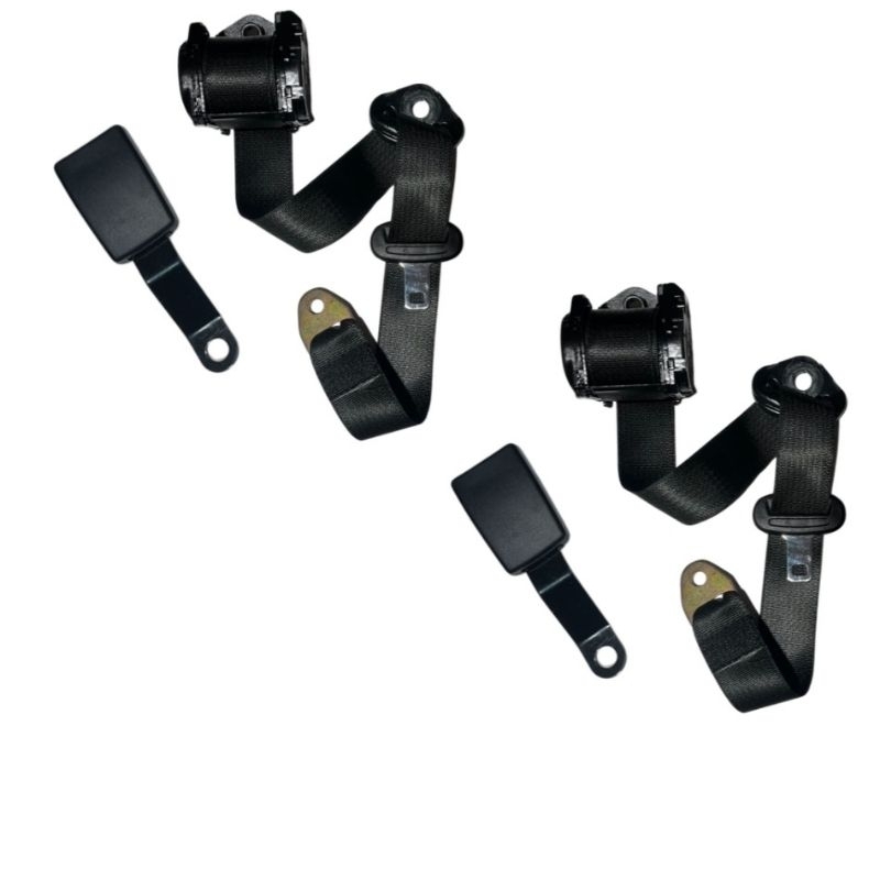 PAR CINTO RETRÁTIL 3 PONTAS DIANTEIRO COM HASTE em Oferta na Shopee