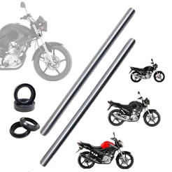 Par Tubo Interno Cilindro Bengala YBR 125 Factor 125 2000 a 2016 Com Retentor e Guarda Pó