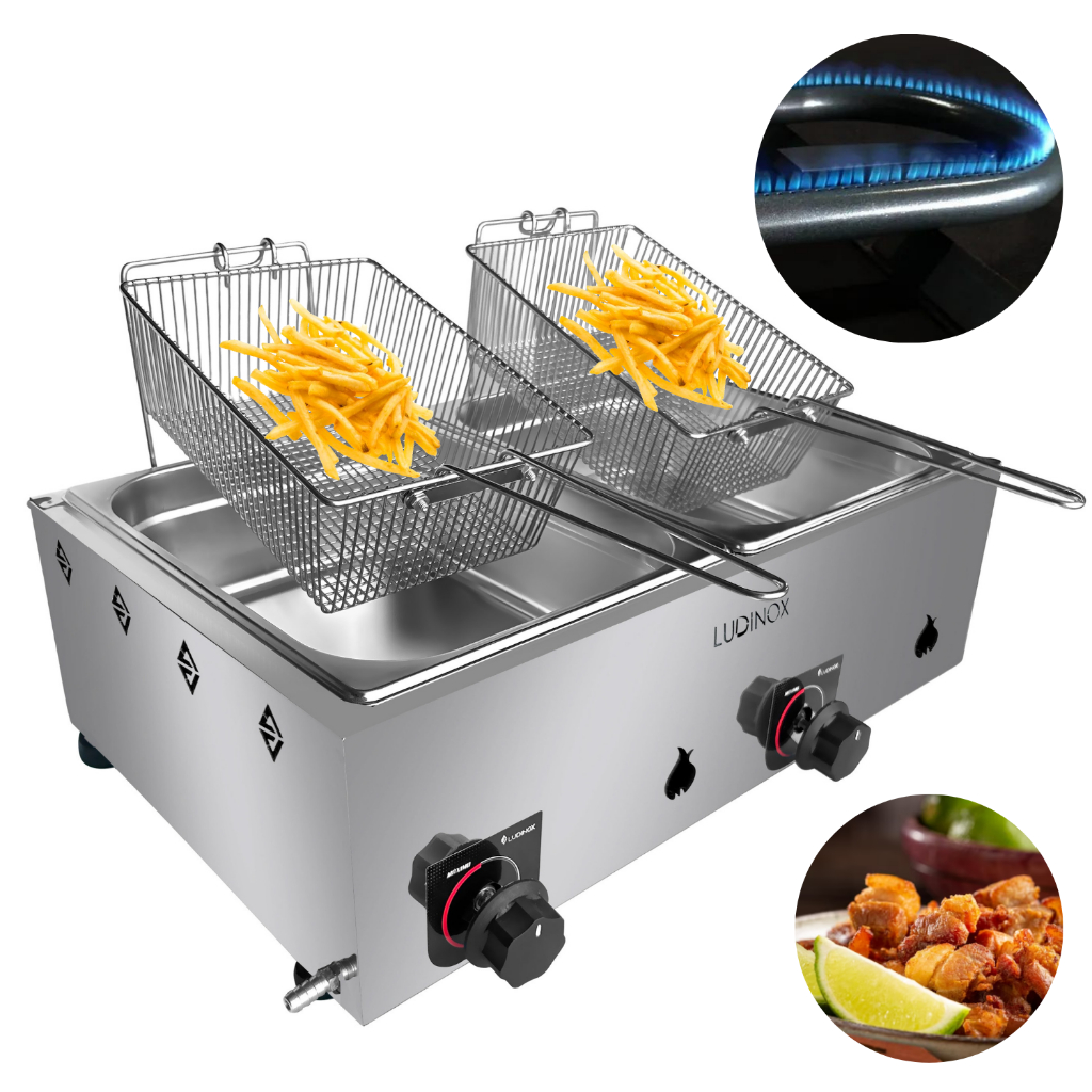 Fritadeira de batata para lanchonete