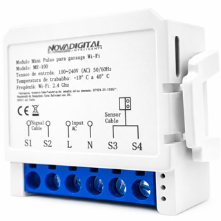 Módulo Mini Pulso Wi-Fi Garagem Controle de Portão Eletrônico Celular Alexa Google em Oferta na Shopee