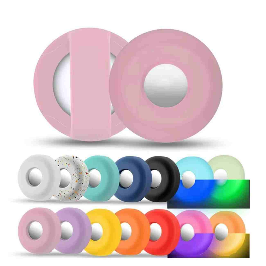 Suporte Capa  Silicone Premium para Localizador Tipo AirTag – Kit com 1ou 2 Unidades, Proteção Total