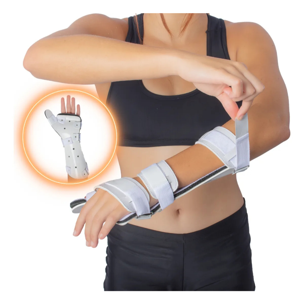 Munhequeira Órtese Tala Imobilizadora para Punho e Polegar (PVC) em Oferta na Shopee