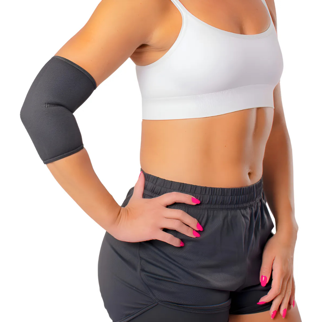 Cotoveleira Futsal Esportiva Compressão Ortopédica Bilateral Neoprene Academia Corfortável Proteção em Oferta na Shopee