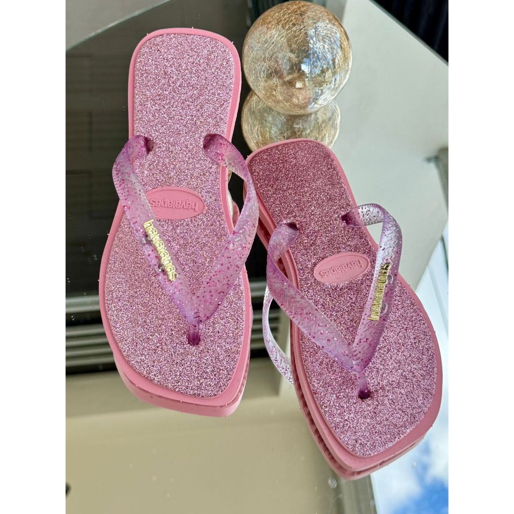 Sandália Chinelo de Dedo de Borracha Brilho Feminino Adulto Leve Macio Promoção em Oferta na Shopee