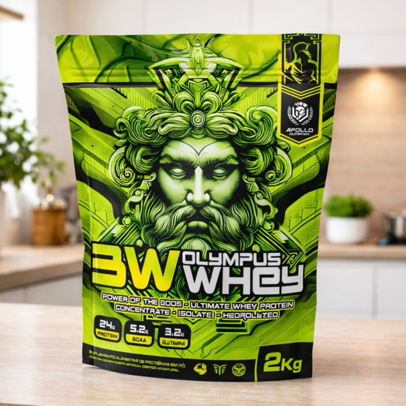 Whey 3w 24g de proteína 2kg Apollo Nutrition