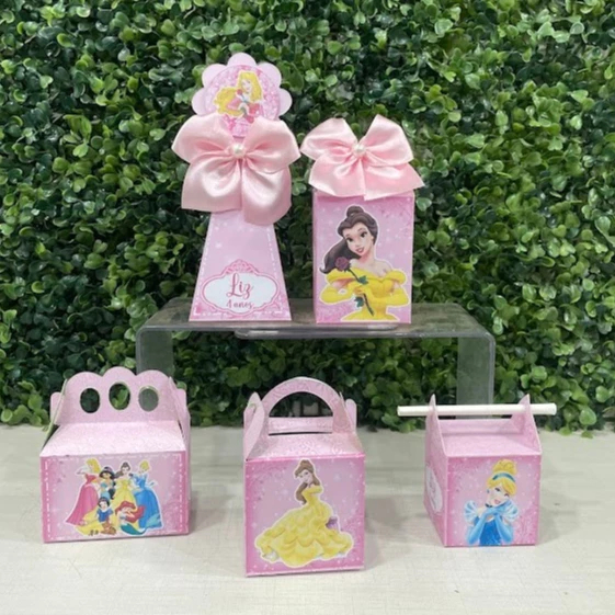 Personalizados Princesas - PEGUE E MONTE - Lembrancinhas - Personalizados - festa infantil - kit festa