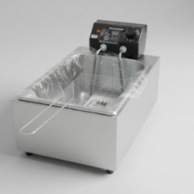 Fritadeira Elétrica Industrial Inox 7 Litros  - Alta potência 3000w para Lanchonetes e restaurantes