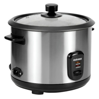 Panela Elétrica de Arroz El Mid 1,5L Inox | 500W | 127V | Prática e Eficiente