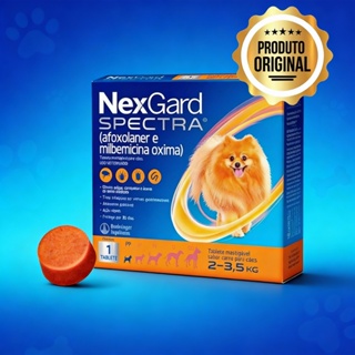 Antipulgas e Carrapatos NexGard Spectra Cães de 2 a 3,5kg em Oferta na Shopee