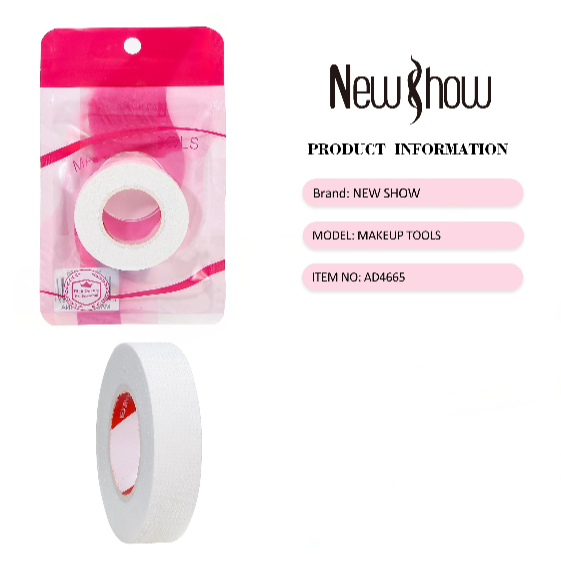 New Show 1/3/6pacotes /Fita 9m  micropore/Micropore  Antialérgica Para Extensão /transpore alongamento de cílios em Oferta na Shopee
