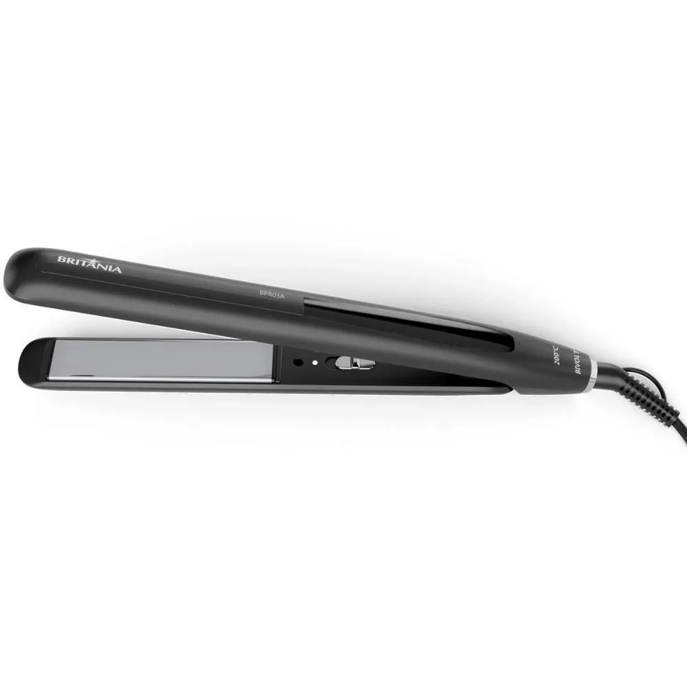 Prancha Chapinha Britânia BPR03A Preta Bivolt em Oferta na Shopee