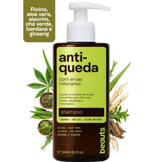Shampoo Antiqueda com Babosa, Alecrim e Jaborandi | Fortalecimento e Menos Quebra em Oferta na Shopee