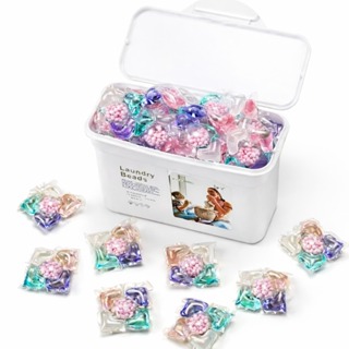 Cápsulas Lava Roupas 5 em 1 – 50 Peças Perfume e Maciez Cores Sortidas em Oferta na Shopee