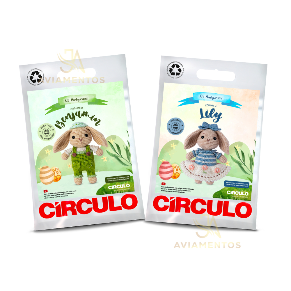 Kit Amigurumi Páscoa Circulo 2026 em Oferta na Shopee