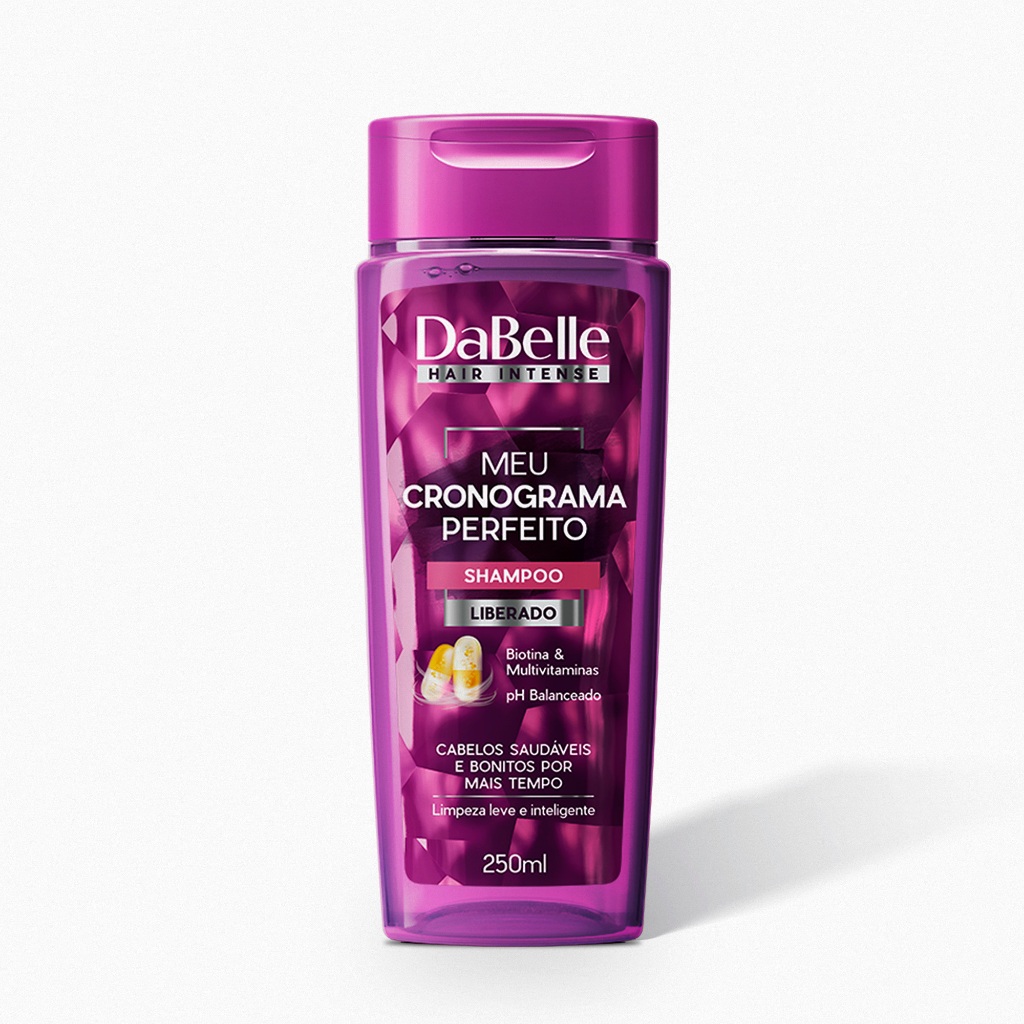 Shampoo Meu Cronograma Perfeito - Dabelle Hair 250ml