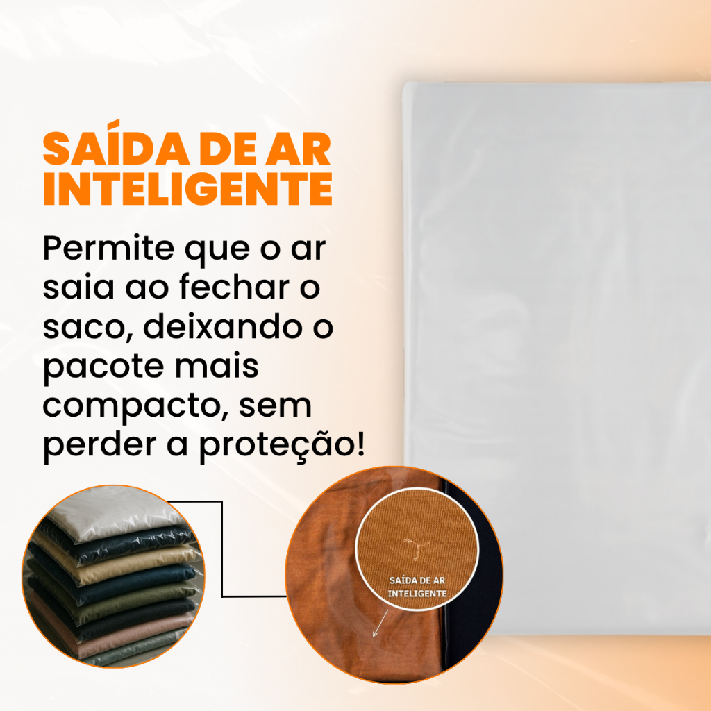 Kit 300 Unidades De Saco Transparente Polipropileno Sem Aba Adesiva Resistente Premium Brilhoso