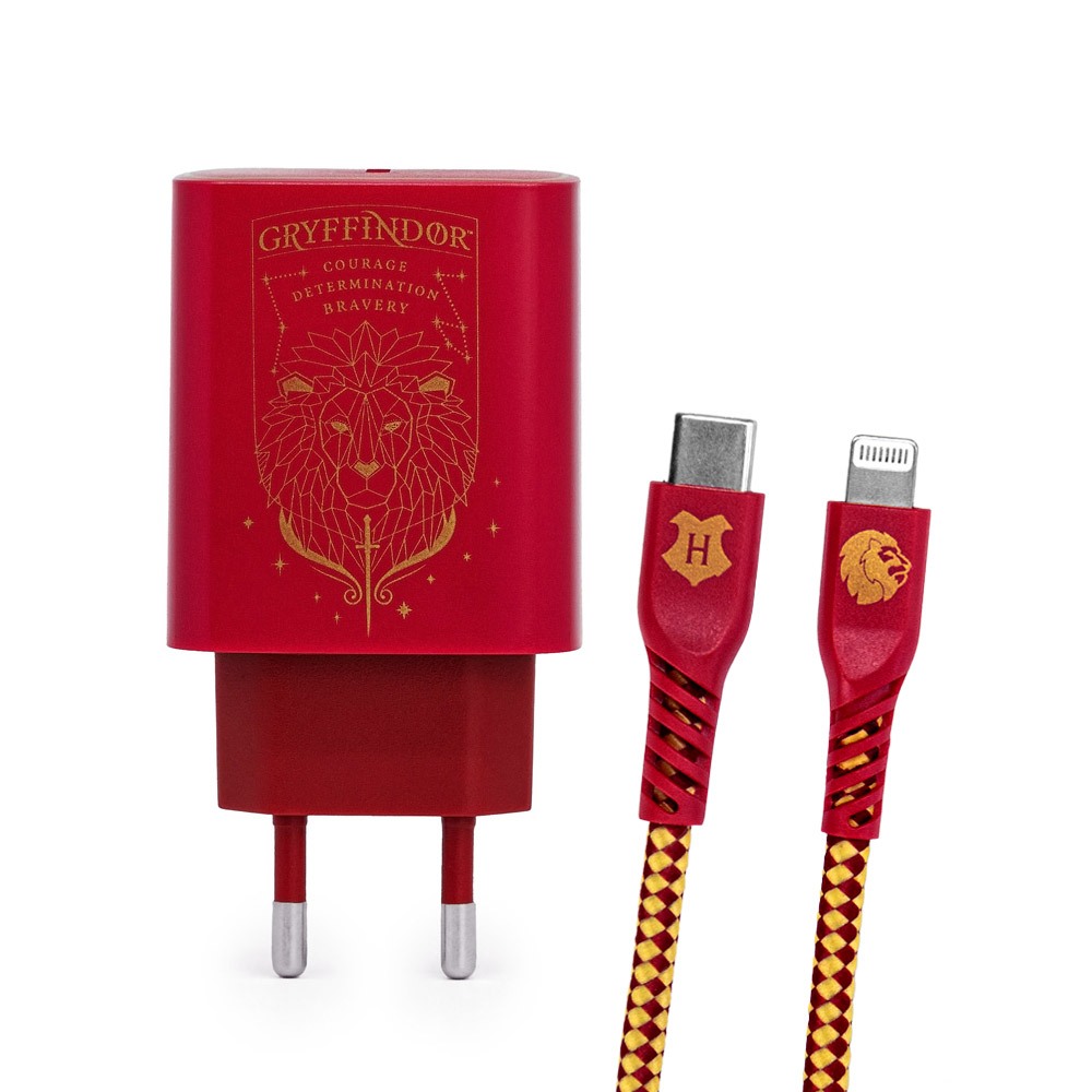 Kit de Carregamento Turbo MFi 33W | Grifinória Harry Potter em Oferta na Shopee