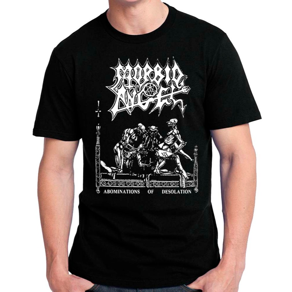 MORBID ANGEL  abominable PUTRID - camiseta, babylook, regata, manga longa também disponível em tecido branco e vermelho