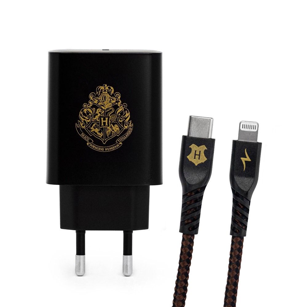 Kit de Carregamento Lightning MFi 33W | Hogwarts Harry Potter