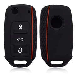 Capa Protetora Silicone Chave Canivete Volkswagen Vw JETTA Up Fox SPACE FOX CROSS FOX GOL GOLF MK6 GOLF MK5