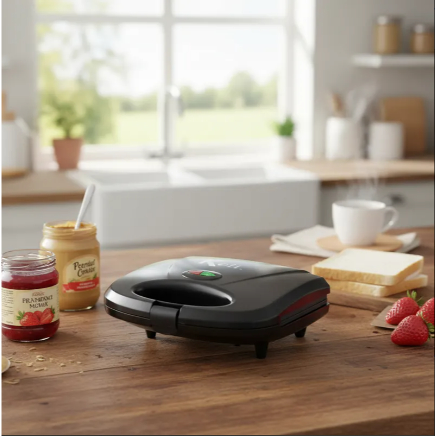 Imagem Sanduicheira Grill Quality Koti Preta 750w - 110v ou 220v