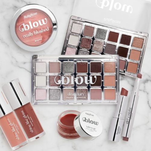 Lançamento Linha Blow Ruby Rose | Paleta de Sombras + Batom + Blush + Gloss + Iluminador + Lip Balm