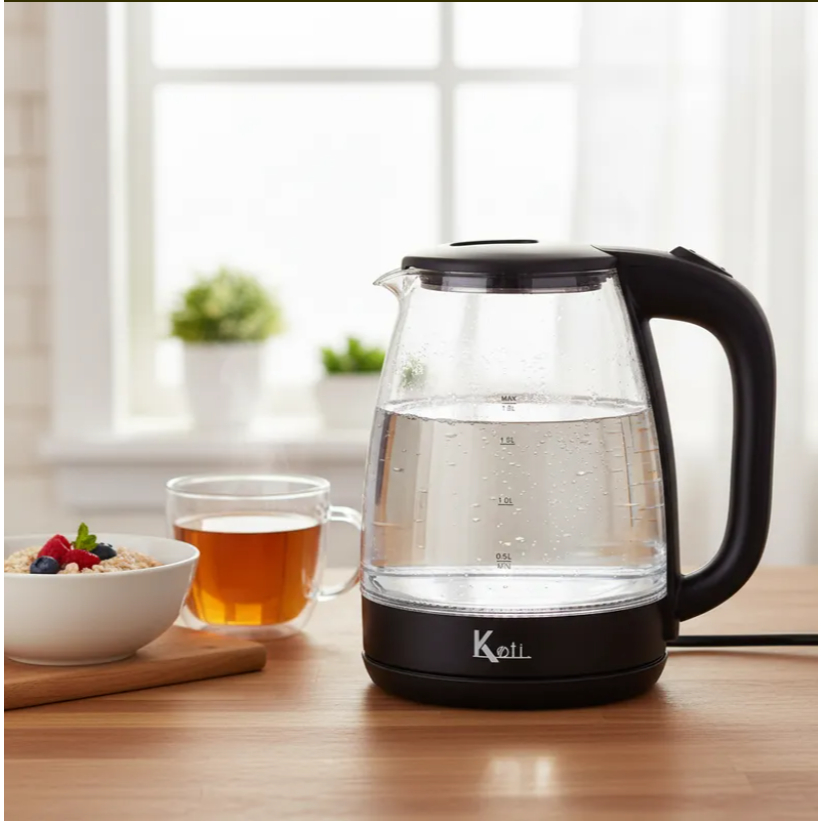 Chaleira Elétrica Koti Modelo Acqua 1,8L 220/110V Jarra de Vidro Glass em Oferta na Shopee