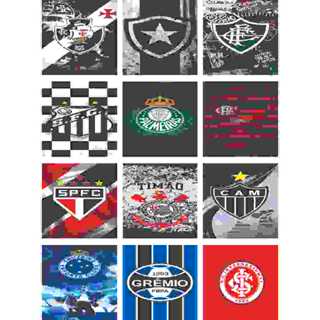 Jogo da Memória Infantil 24 Peças Futebol Brasileiro em MDF em Oferta na Shopee