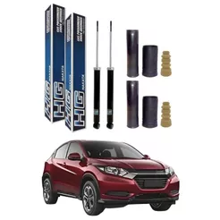 PAR AMORTECEDOR TRASEIRO HRV 2015 A 2021 NAKATA + KIT