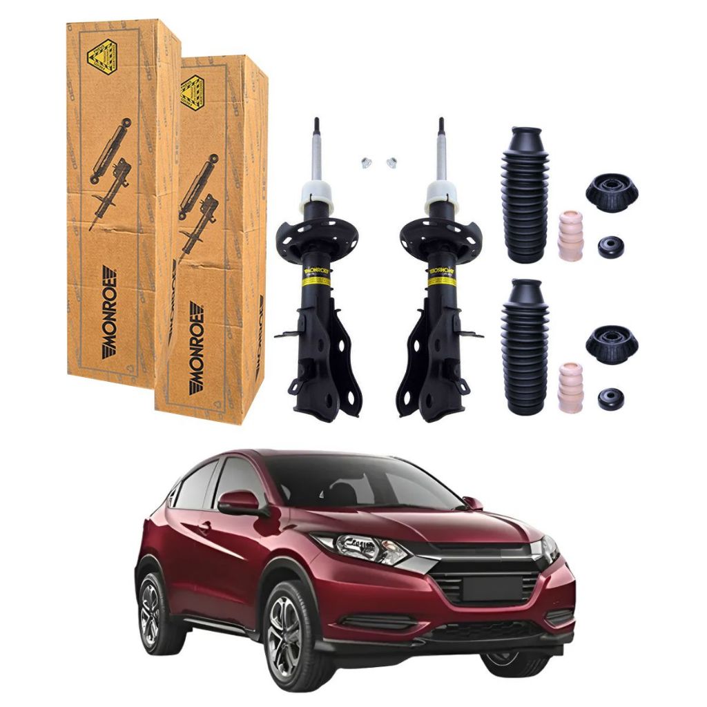 PAR AMORTECEDOR DIANTEIRO HRV 2015 A 2021 MONROE + KIT