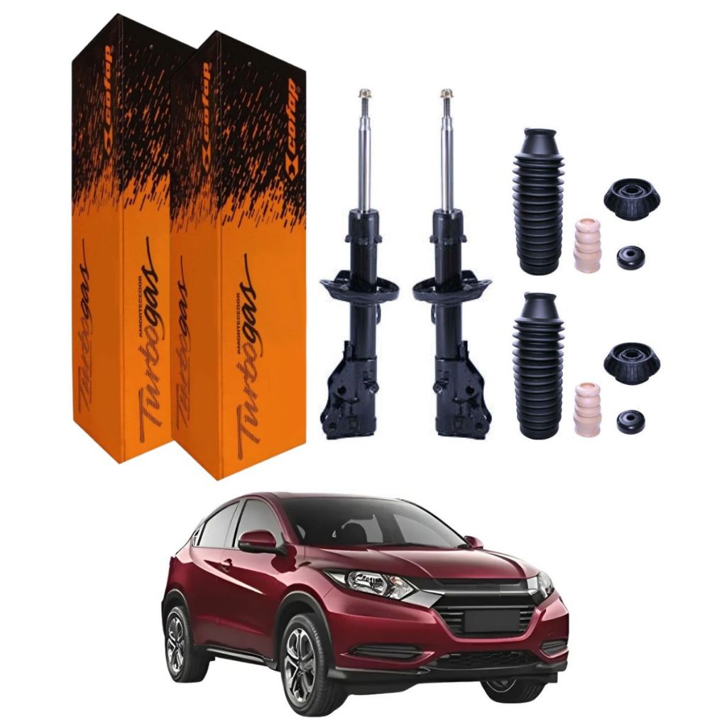 PAR AMORTECEDOR DIANTEIRO HRV 2015 A 2021 COFAP + KIT