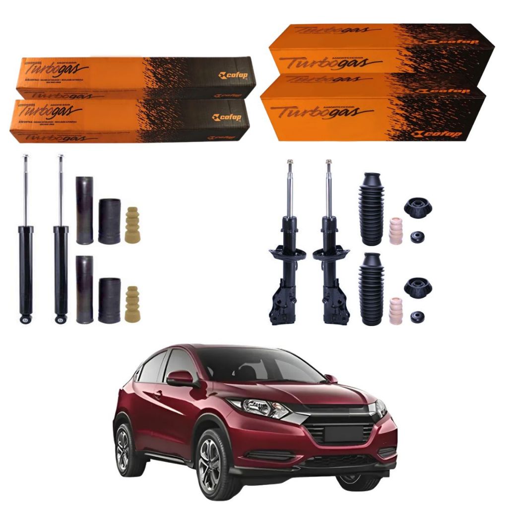 KIT 4 AMORTECEDOR HRV 2015 A 2021 COFAP + KIT